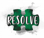 Logo resolve verde